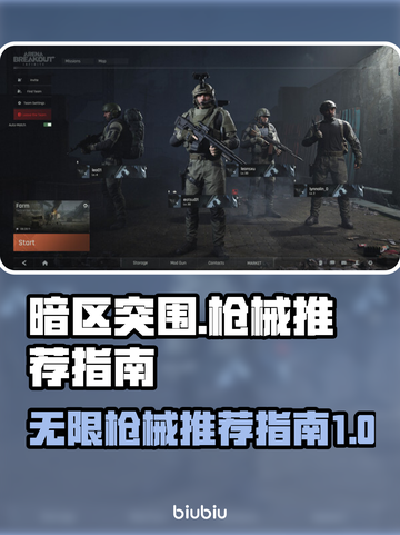 暗区突围🔥必看！无限枪械推荐指南来了！截图1