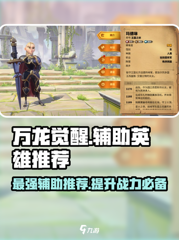 万龙觉醒T0辅助英雄推荐介绍截图1