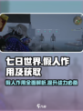 七日世界假人作用大曝光！🔥快速获取方法来了🎉