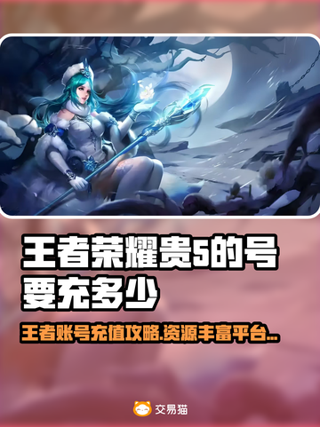 💎王者荣耀贵5的号要充多少？速看交易平台推荐！截图1