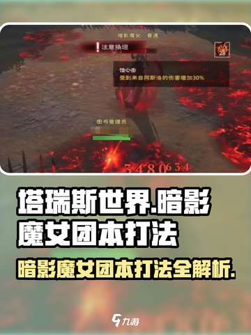 塔瑞斯世界🔥暗影魔女团本打法超详细攻略来啦！截图1