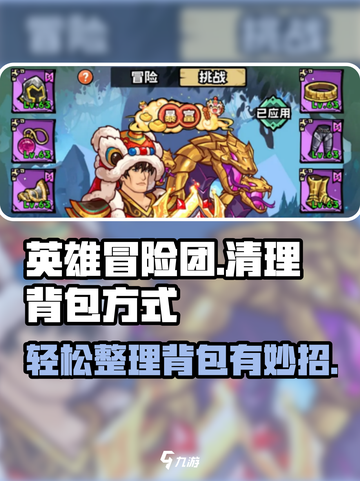 英雄冒险团：清理背包大揭秘！📦🔥截图1