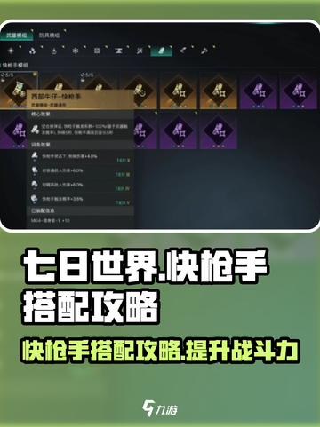 七日世界快枪手搭配攻略介绍截图1