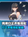 《鸣潮白芷声骸搭配🔥最强词条攻略💥》