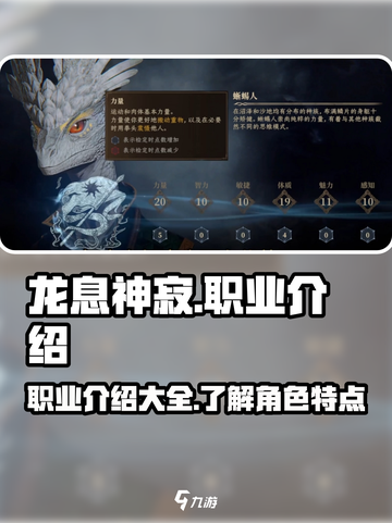 龙息神寂职业有哪些介绍截图1