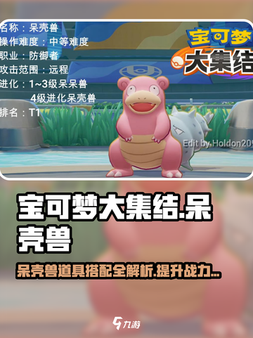 宝可梦大集结呆壳兽持有物搭配介绍截图1