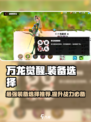 万龙觉醒装备怎么选择介绍