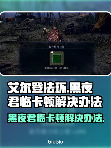 艾尔登法环黑夜君临卡顿？这招教你流畅玩耍！🎮🔥截图1