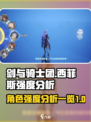 剑与骑士团西菲斯强度如何介绍