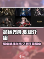 命运方舟国服开放职业有哪些介绍