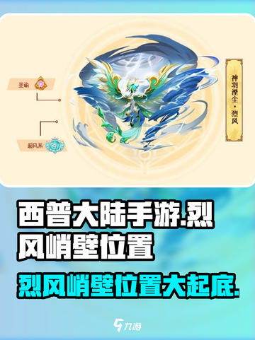 西普大陆手游烈风峭壁位置介绍截图1