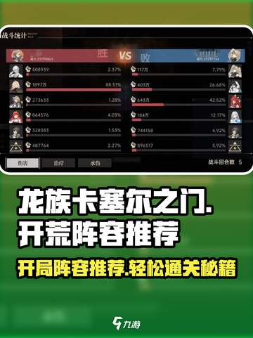 龙族卡塞尔之门🔥开局必看！最强开荒阵容推荐👇截图1