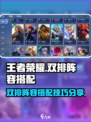 决胜巅峰双排阵容怎么搭配介绍