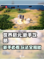 世界启元🔥新手必看！玩法大全助你轻松开荒🎮