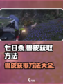 七日世界兽皮怎么获得介绍