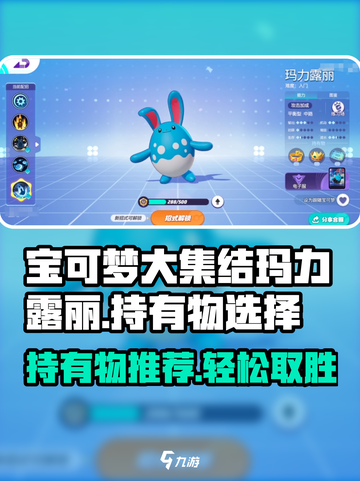 宝可梦大集结玛力露丽持有物怎么选介绍截图1