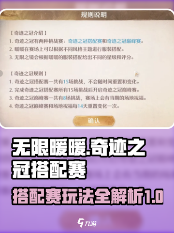 无限暖暖奇迹之冠搭配赛玩法介绍介绍截图1