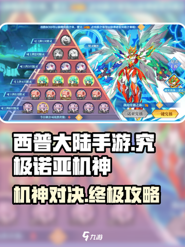 西普大陆手游究极诺亚机神怎么过介绍截图1