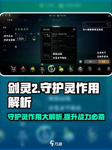 剑灵2🔥守护灵作用大揭秘！玩家必看👇截图1