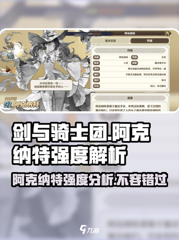 剑与骑士团阿克纳特强度如何介绍截图1