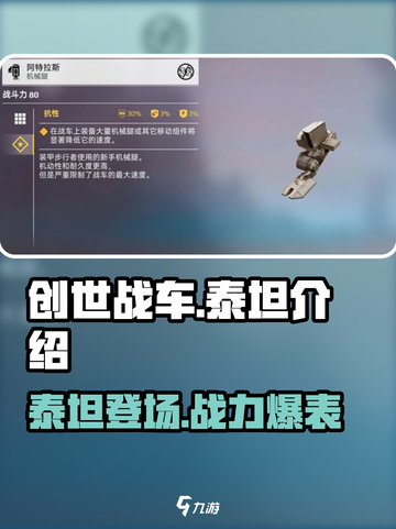 创世战车⚡泰坦：超强战车🔥性能曝光！截图1