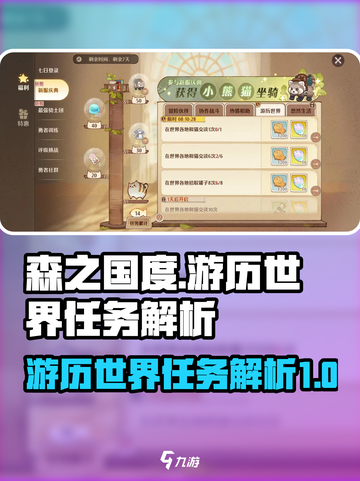 森之国度游历世界怎么完成介绍截图1