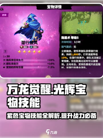 万龙觉醒光辉紫色宝物技能是什么介绍截图1
