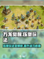 万龙觉醒压堡玩法🔥超详细攻略来了！🎮