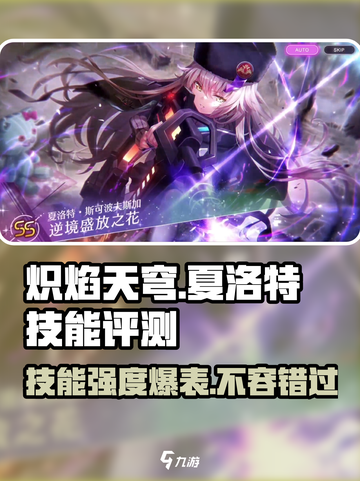 炽焰天穹夏洛特🔥技能强度全面评测｜必看游戏攻略截图1