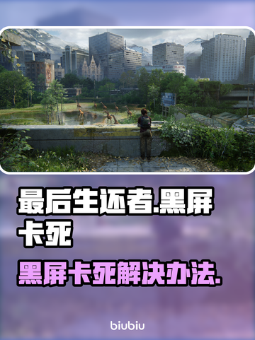 🎮《最后生还者》进不去？黑屏卡死有救了！💥截图1