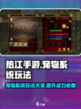 热江手游宠物系统怎么玩介绍