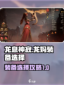 龙息神寂龙妈装备如何选介绍