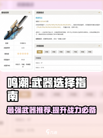 鸣潮⚡常驻武器哪个最强？必抽推荐！🔥截图1