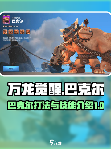 万龙觉醒巴克尔怎么打介绍截图1