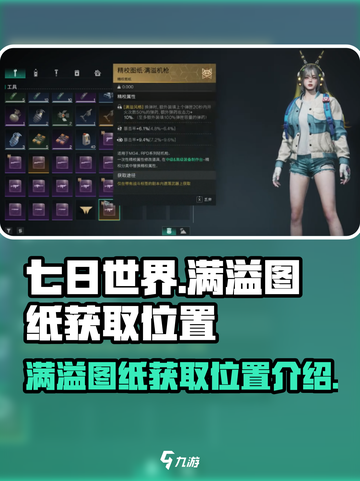 七日世界满溢图纸在哪介绍截图1