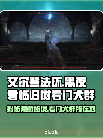 艾尔登法环🔥黑夜君临归树看门犬群位置揭秘！🐶截图1