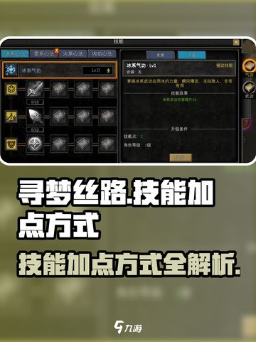 寻梦丝路技能怎么加点介绍截图1