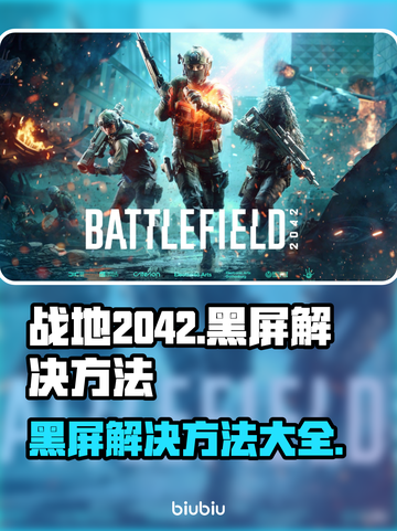 战地2042黑屏🔥解决办法，轻松搞定进游戏问题！🎮截图1