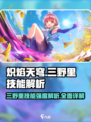 🔥炽焰天穹大岛三野里技能强度解析⚡必看技能效果详解！