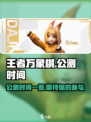王者万象棋公测时间一览介绍