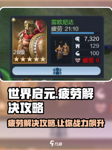 世界启元🔥疲劳解决攻略，轻松上分不累手！截图1