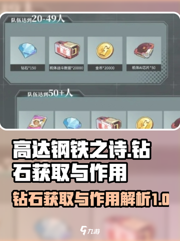 高达钢铁之诗钻石怎么获取介绍截图1