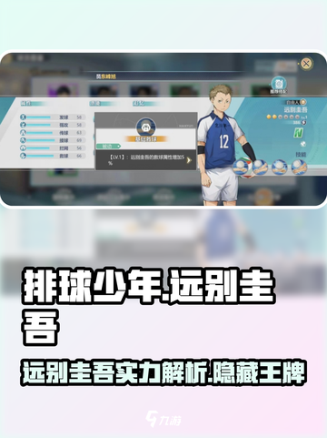 排球少年手游🔥远别圭吾最强球员详情揭秘！💥截图1