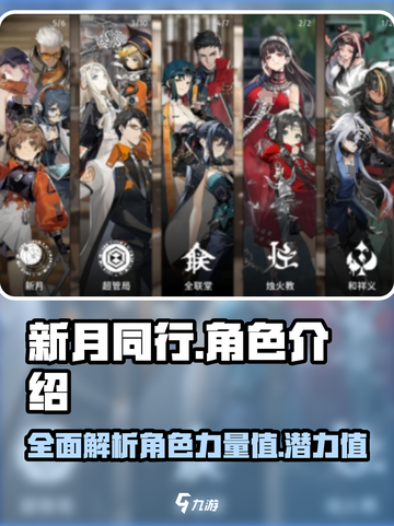 新月同行🔥全角色介绍图鉴，游戏党必看！截图1