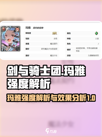 剑与骑士团玛雅强度如何介绍截图1