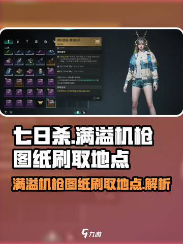 七日世界满溢机枪图纸在哪刷介绍截图1