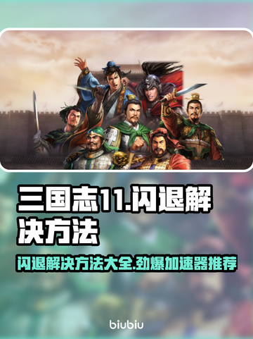 三国志11闪退？这个加速器让你畅玩不卡顿💥🎮截图1