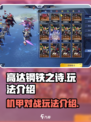高达钢铁之诗玩法特色介绍介绍