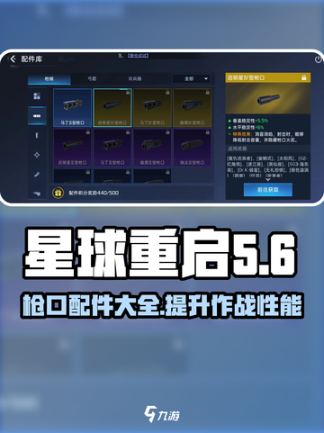 星球重启枪口配件有哪些介绍截图1