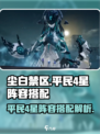 尘白禁区平民4星阵容怎么搭配介绍